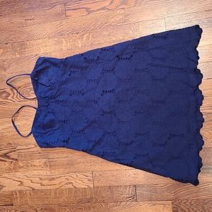 Lilly Pulitzer Navy Blue Eyelet Dress